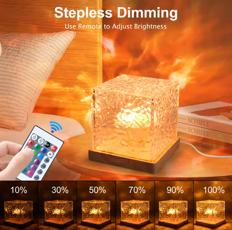 Glowdiffuser ocean wave projector