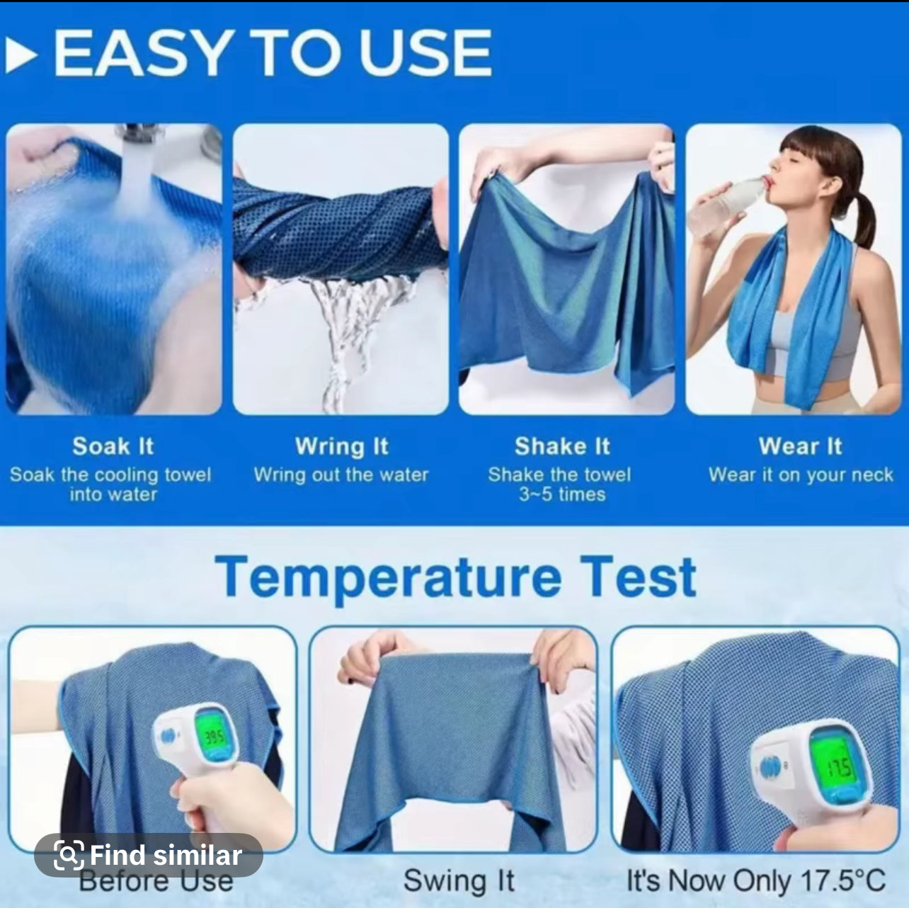 budgetfinds ultimate cooling towel 💦