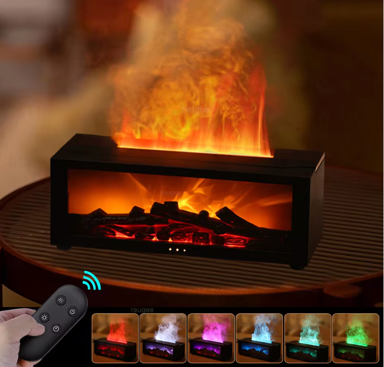 Glow Diffuser Fireplace Oil Diffuser