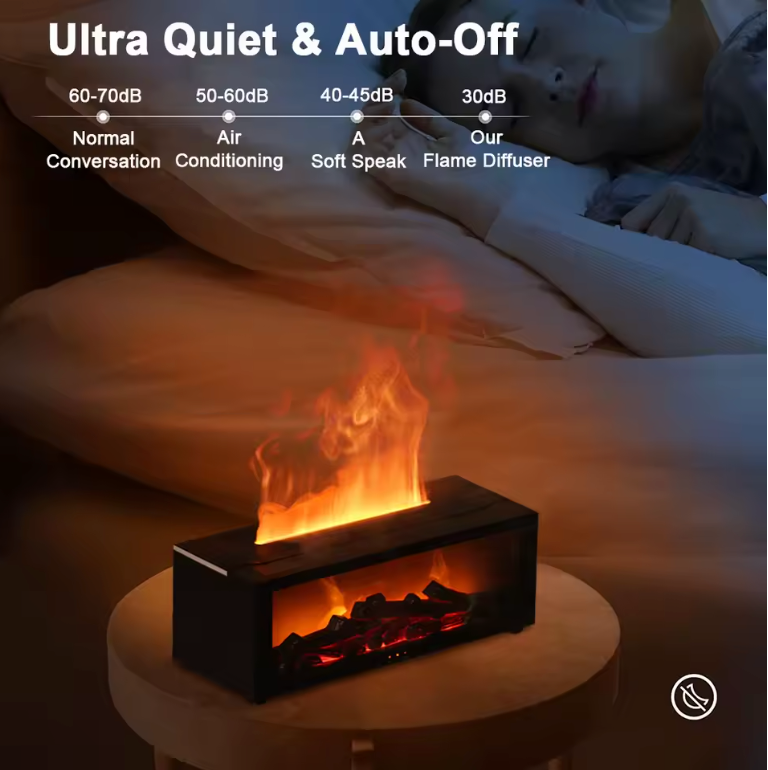 Glow Diffuser Fireplace Oil Diffuser