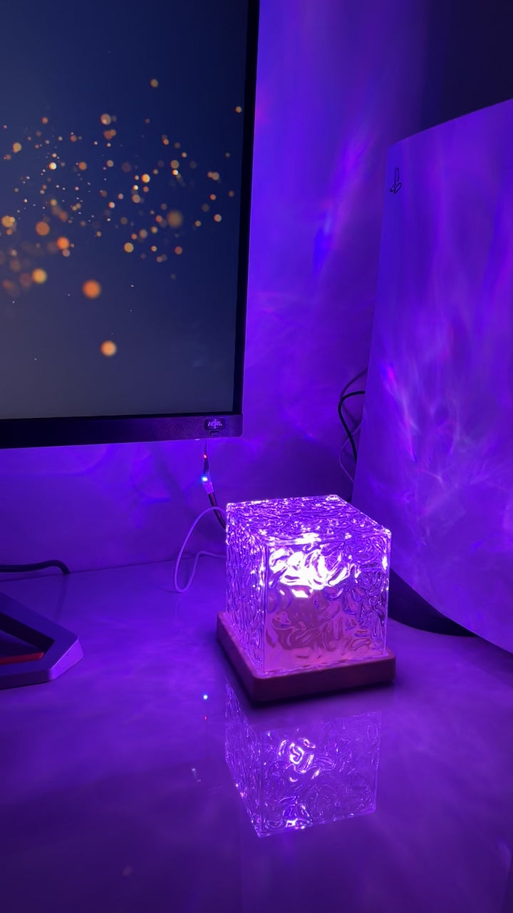 Glowdiffuser ocean wave projector